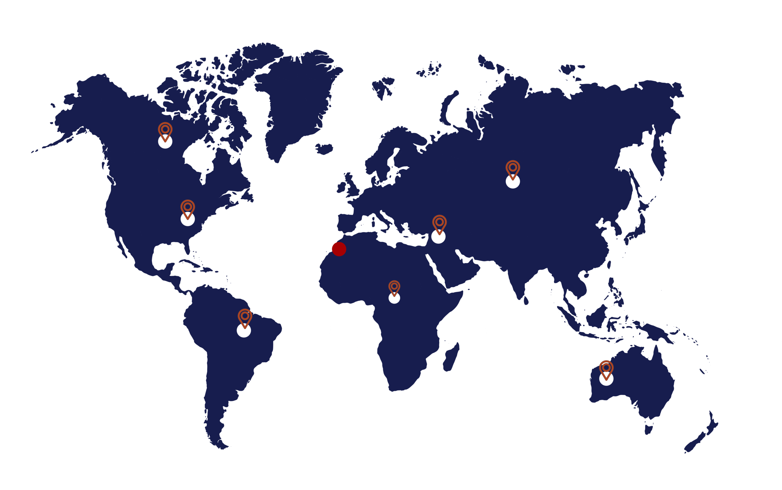 Worldwide Shipping Map Vita Santé